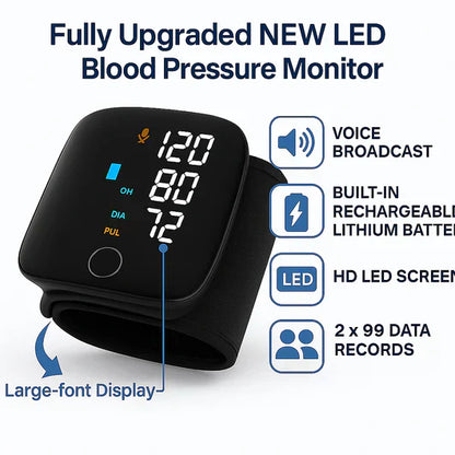 Wrist Electronic BP Monitor